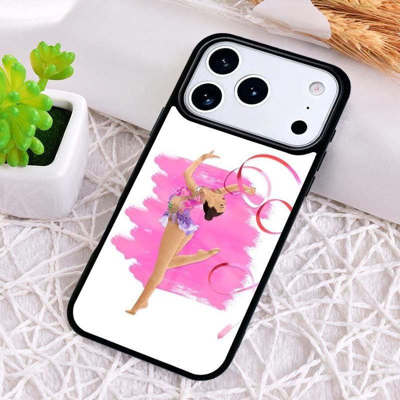 Масляная живопись Гимнастика Мягкий чехол для телефона для iPhone 17 Air 16 15 11 12 14 13 Pro Max Ударопрочный чехол