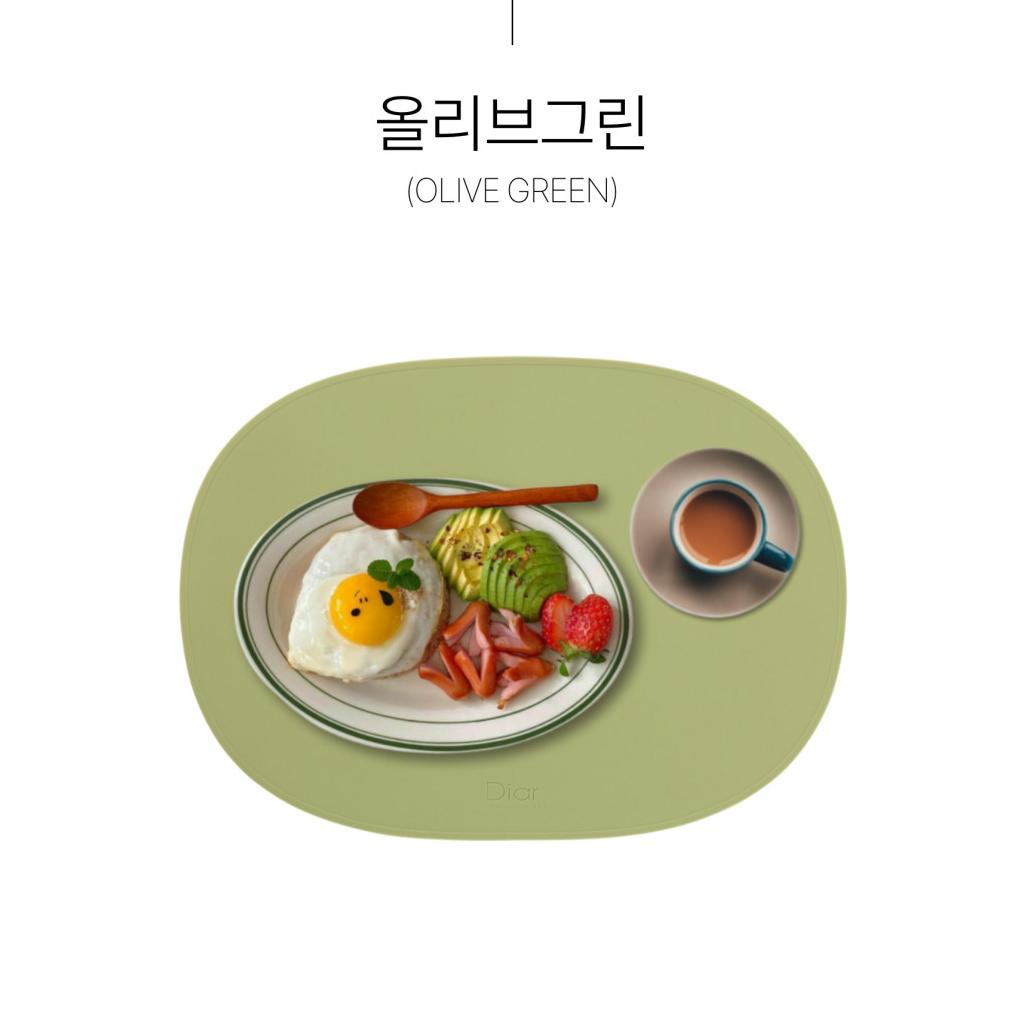[MADE IN KOREA] Diar - Silicone Table Mat - Waterproof & Heat Resistant Dining Placemat (15 Colors)