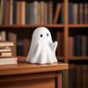 Lovely Ghost Pen Holder - Cute Cartoon Desktop Ornament, Creative Figurine for Halloween Decoration & Gifts