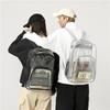 Hot Selling Transparent Backpack Waterproof PVC Storage Bag Large Capacity Student School Bag PVC Backpack Student Student
