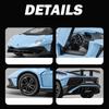 1/36 Lamborghini Aventador LP750-4 Спортивный автомобиль Литой Металлический Сплав Модель Автомобиля Звук Свет Оттянуть Назад Коллекция Детская Игрушка Подарки D161