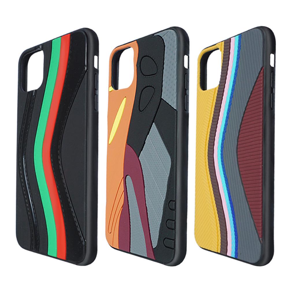 3D Стерео Силиконовый Чехол-Крышка в виде Кроссовок для iPhone 13 Pro Max, 12 Pro, 11 Pro - Модный, Мягкий, Защитный Скин