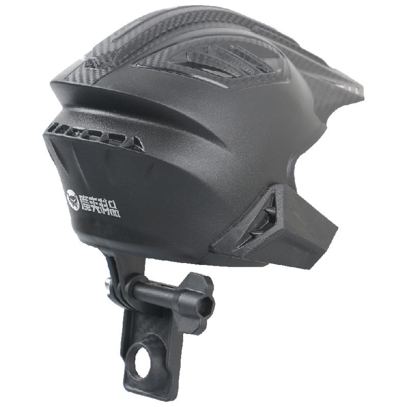 Godll Motorcycle Sunshade Men's Phone Holder & Rain Shield Helmet