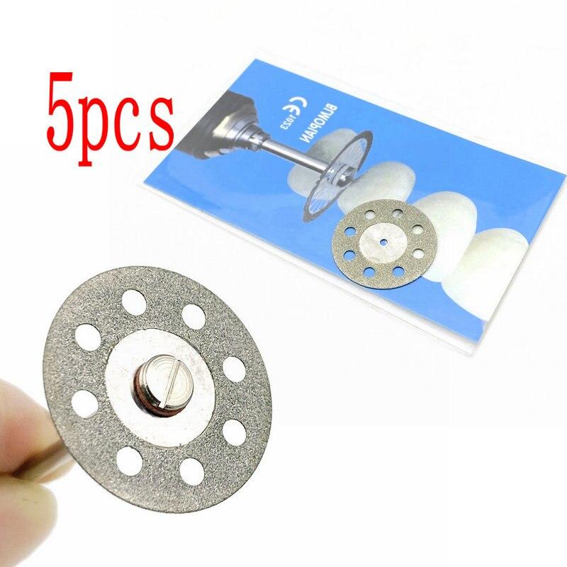 5 шт./компл. стоматологический ультратонкий двухсторонний песчаный фарфоровый алмазный режущий диск оправка алмазный диск стоматологические инструменты для полировки