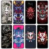 Чехол для Xiaomi Poco X3 X4 NFC M3 M4 Pro 5G Mi 11 lite 11T 9T 12 10T 11E Note10, чехол для телефона, японская маска самурая Oni