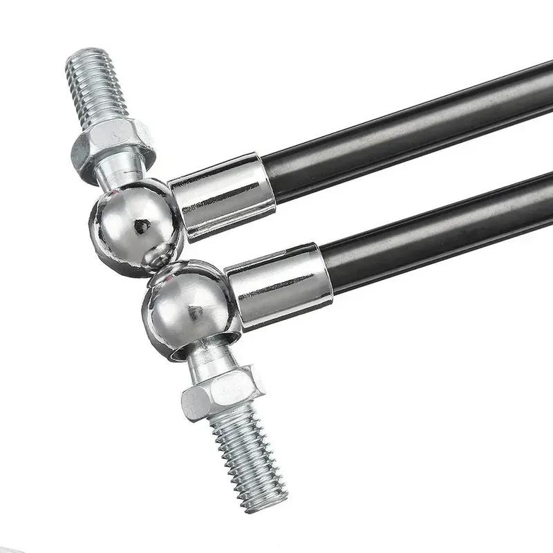 Комплект из 2 универсальных газовых амортизаторов 300N 235/255/325/445/585мм для поддержки подъема крышки, двери, окна, люка автомобиля, каравана, лодки, автобуса