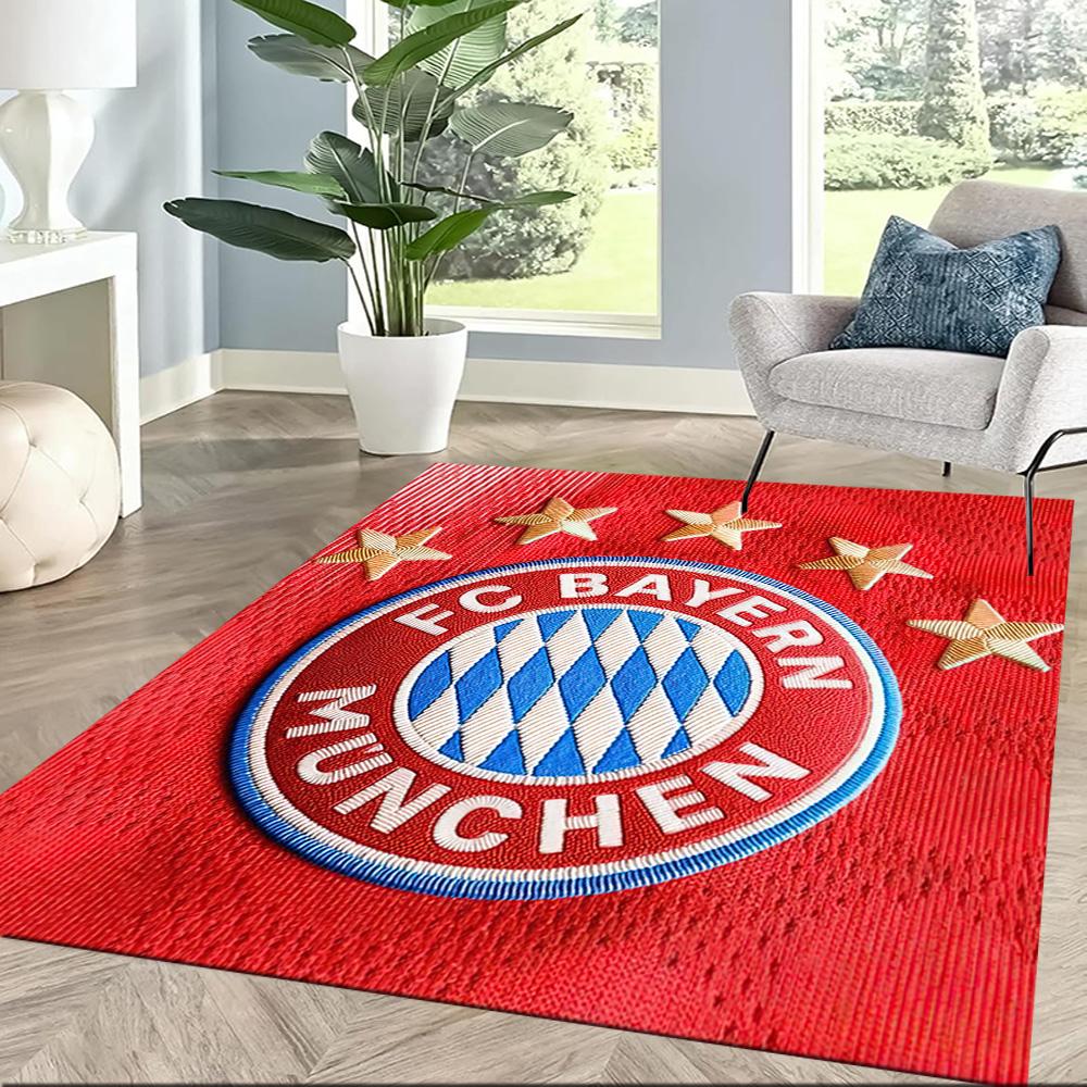 Bayern Munich Area Rug Suitable for Foyer Playrooms Game Room Balcony Anti-slip Rug Office home decor Perfect Gift for Valentine's Wedding Birthday