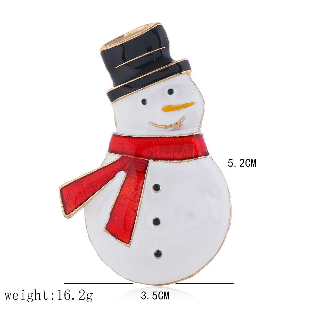 Reindeer Brooches Snowman Santa Claus Christmas Brooch Enamel Badges Xmas Pins Christmas Jewelry