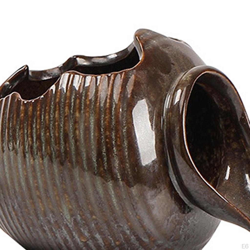 Керамический циркулирующий фонтанчик 4x3,7x3,5 дюйма, открытый резервуар для воды, декоративный для внутреннего и наружного использования