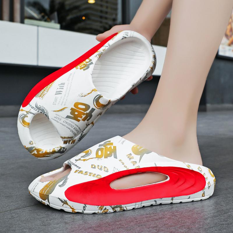 Модные мужские сандалии больших размеров, повседневные туфли на плоской подошве, нескользящие, модные летние новые мужские сандалии, пляжная обувь