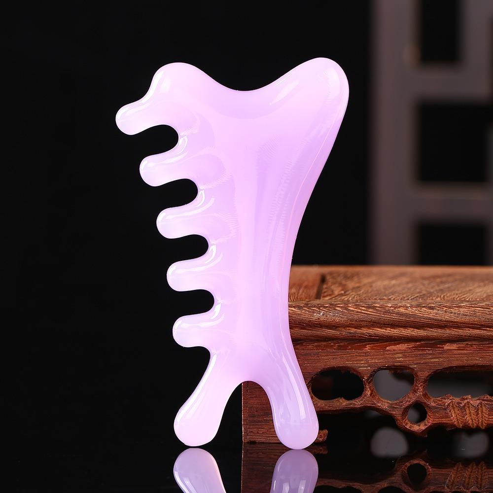 New 4-in-1 Massage Comb Multifunctional Scraping Head Head Meridian Combs Facial Muscle Pulling Facial Massager Tool