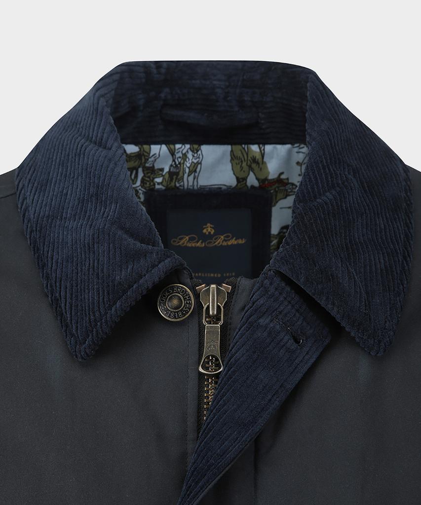 Brooks Brothers Waxed Chore Jacket (Navy) (Bbojmm4983Ref)