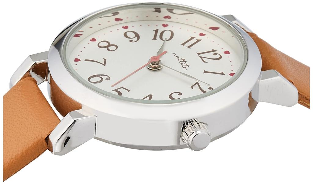 Analog Lovely Silver Leather Strap Brown [Fieldwork] GY044-5 Women's