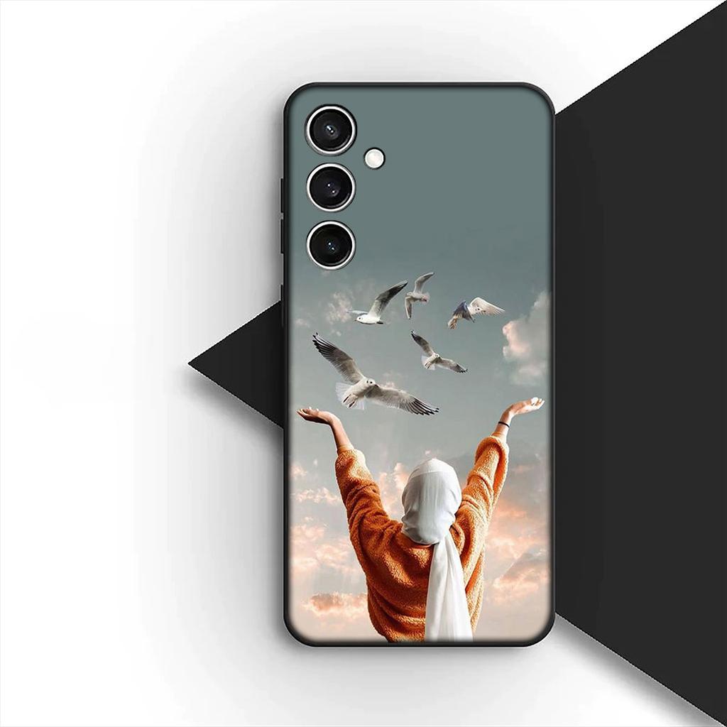 Cover for Apple iPhone 12 13 Pro XS Max Mini ProMax X XR Air 13Pro Casing Phone Case Arabic islamic muslim Muslimah Girl