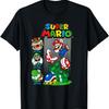 Футболка с персонажами Super Mario: Прыгающие Пираньи, Коробки, Вверх