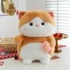 Cat Fish Eating Plush Toys Cartoon Stuffed Dolls Room Decorations Kid Simulation