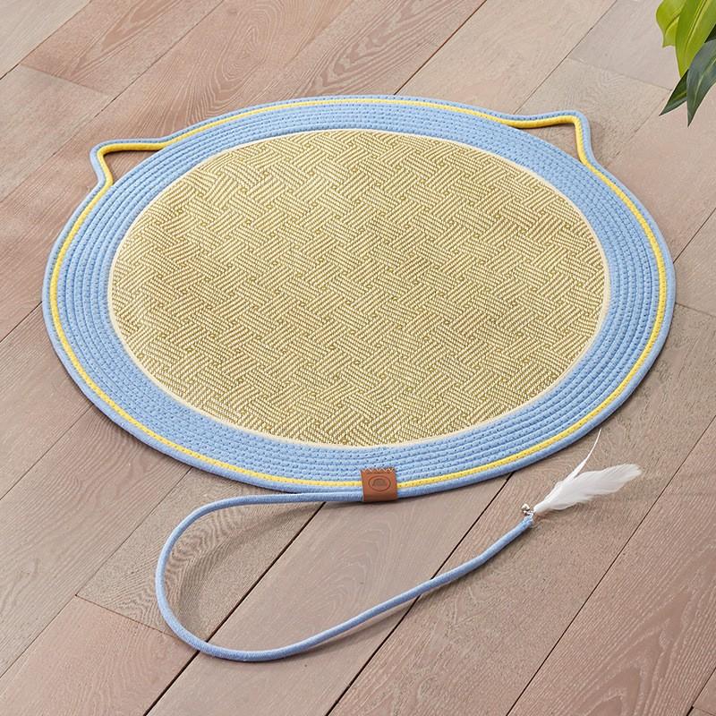 Вязаная хлопковая нить, кошачье гнездо, устойчивая к царапинам, износостойкая кошачья когтеточка, не теряет кошачьи когти и коврик для ползания