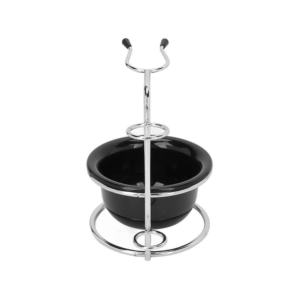 Мужская чаша для бритья, уход за бородой, чистка, чаша для бритья из нержавеющей стали, подставка, набор инструментов для бритья для парикмахера