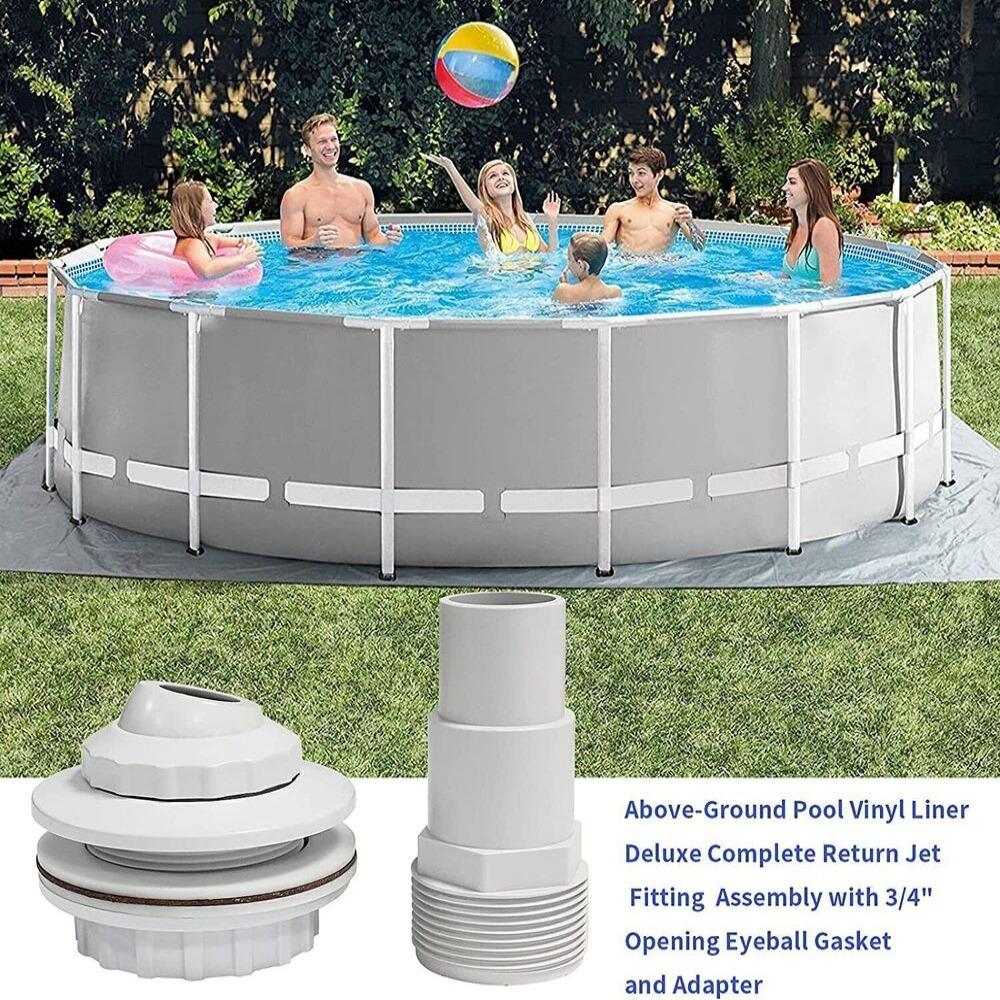 32/38mm Adjustable SPA Jet Nozzle Swimming Pool Nozzle Eyeball Water Outlet Return Inlet Nozzle