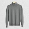 New Mens Knitted Sweaters Solid Color Turtleneck Breathable Pullovers Warm Outdoor Basic Streetwear Autumn Business Tops