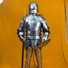 Премиальный стальной доспех Rikomer для ношения в средневековом стиле, костюм для косплея и боевых сцен.