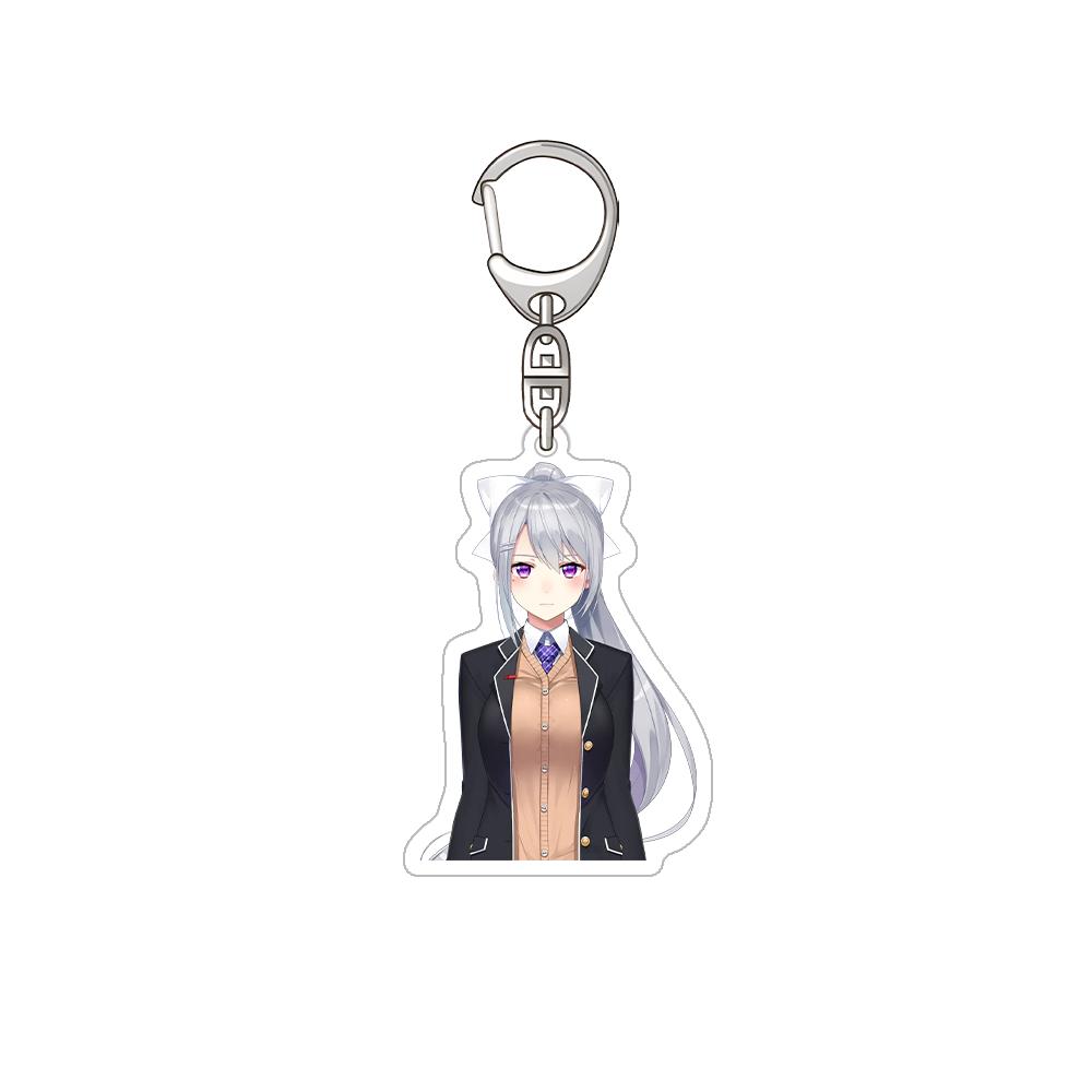 Nijisanji Юхи Рири Шишидо Акари Хигучи Каэдэ Кэнмоти Тоя Дебидеби Дебиру Официальный Акриловый Брелок Подвеска для Сумки Подарки для Фанатов
