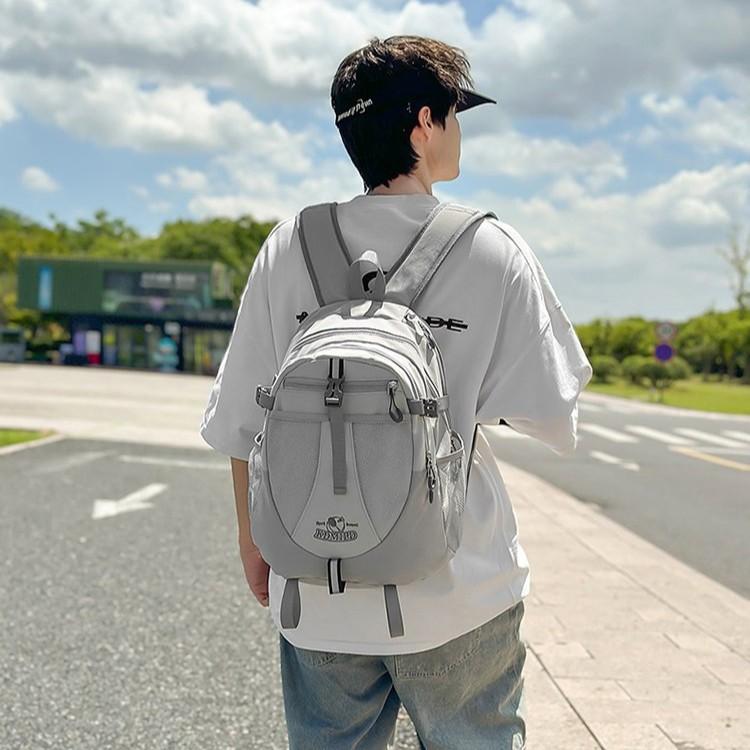 Schoolbag new Korean leisure sports large capacity backpack light function outdoor hiking mountaineering schoolbag