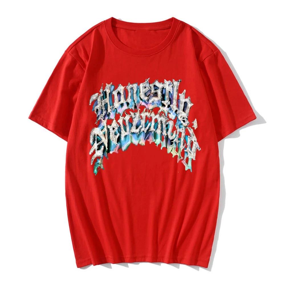 Летняя мужская футболка с коротким рукавом и принтом букв, уличная одежда для мужчин и женщин, модная футболка большого размера из чистого хлопка в стиле хип-хоп, топы