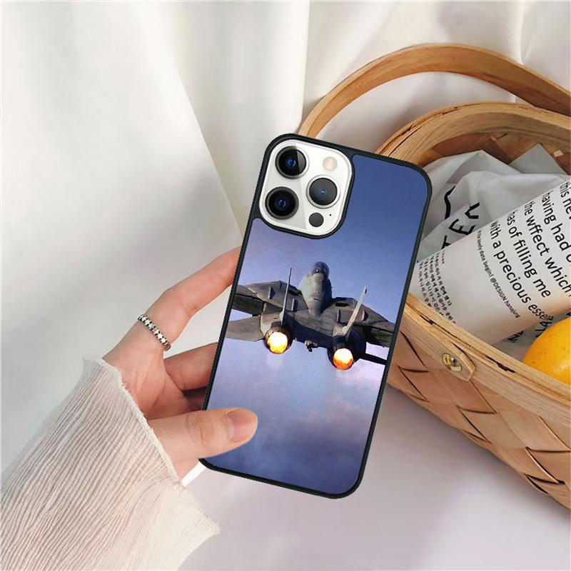 F14 Fighter Tomcat Mobile Celular Phone Cases for iPhone 17 Air 16 16e 15 Plus for Apple 13 14 11 12 Pro Max coque funda