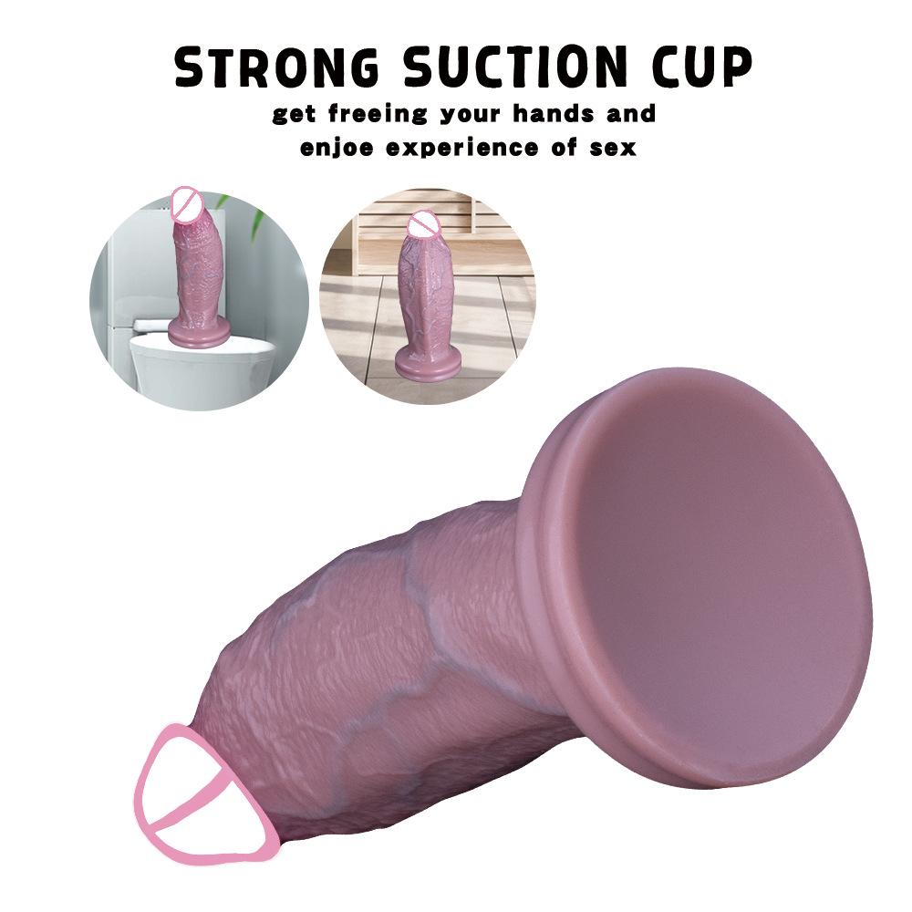 Супербольшой Реалистичный Силиконовый Ди лдо Анальная Пробка Толстый Ди лдо Мастурбатор на Ножке Женская Секс-Игрушка