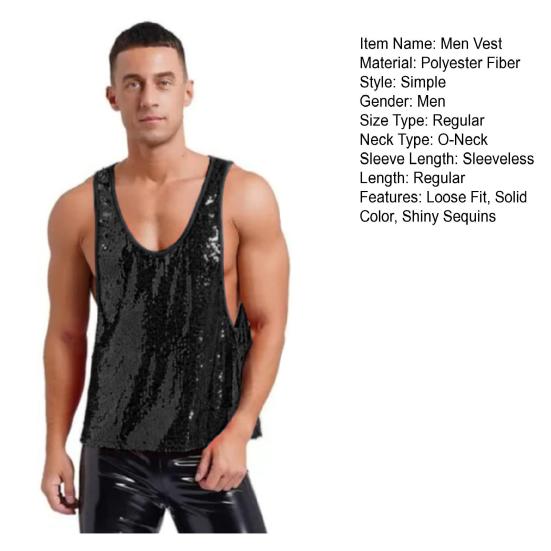 Мужской жилет с круглым вырезом без рукавов свободного кроя, однотонные топы-майки, быстросохнущие, универсальные, в уличном стиле, повседневная одежда