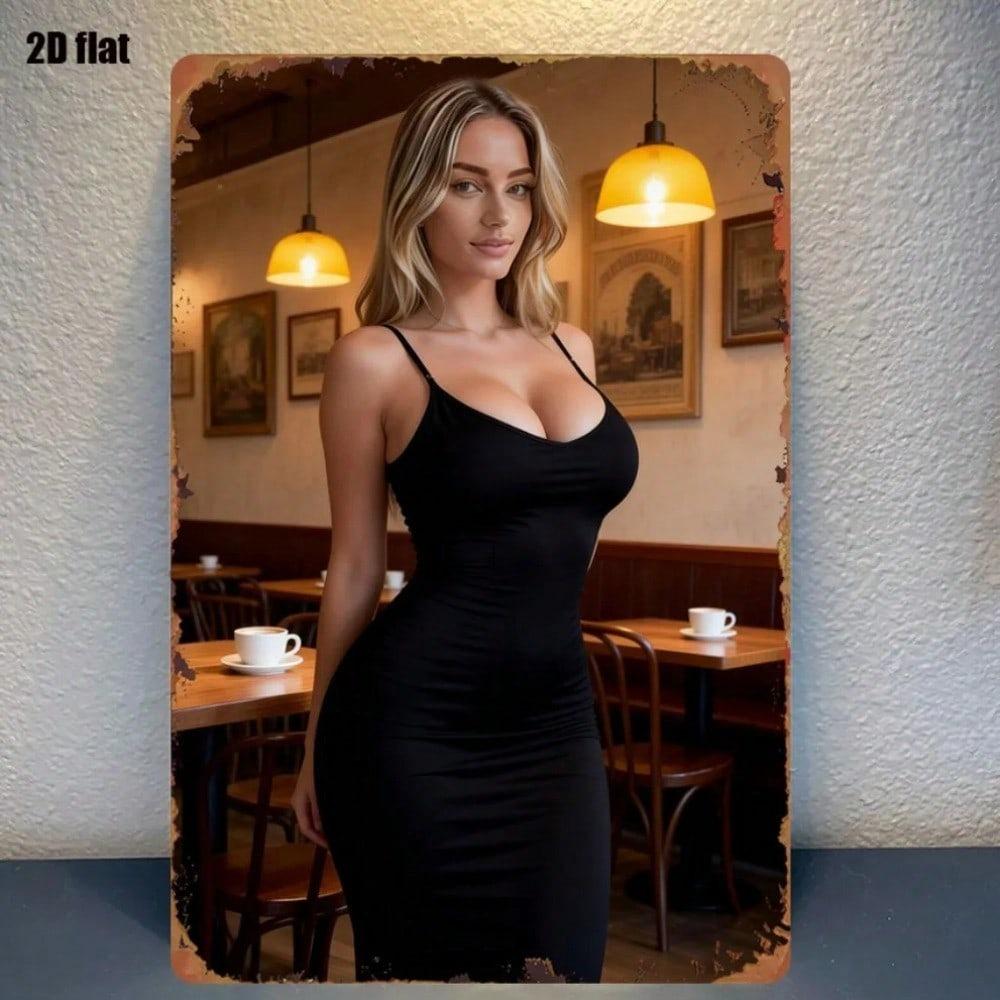 Винтажная металлическая табличка Декор стены 8x12 дюймов Антикоррозийная для дома Гаража Сада