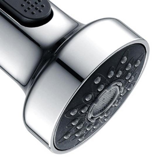 Сменная распылительная головка с выдвижным механизмом, нержавеющая, универсальная, простая установка, 3-функциональный смеситель для раковины, насадка для распылительной головки, кухонный инструмент