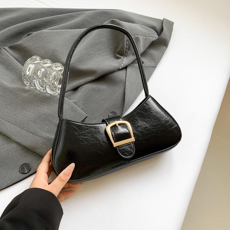 2024 летняя новая тенденция модная ретро сумка подмышкой нишевая дизайнерская сумка через плечо простая модная сумка-мессенджер