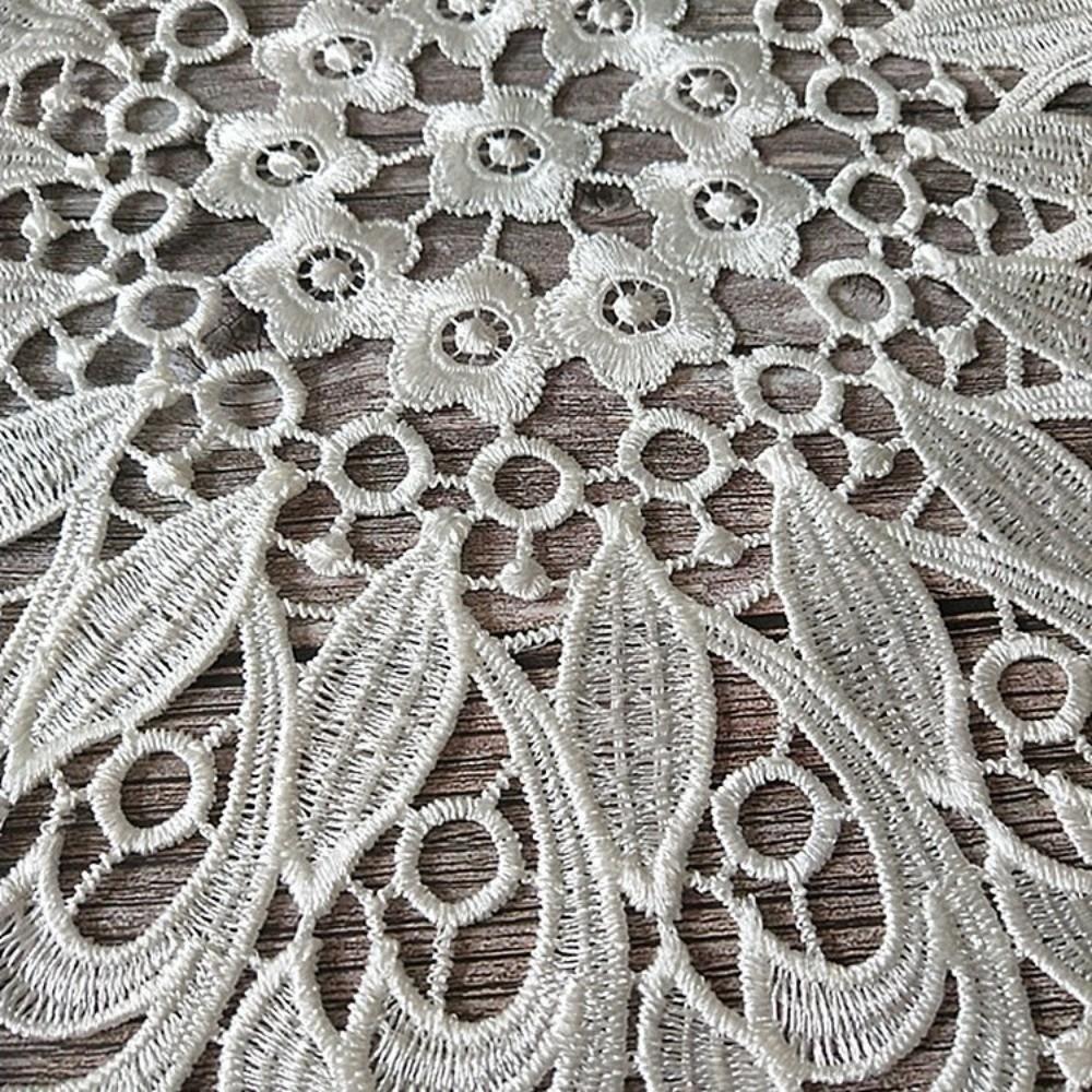 Кружевная вышивка Кружевная подставка Белая подставка под кофе Настольная подставка под чашку Свадебный банкетный декор