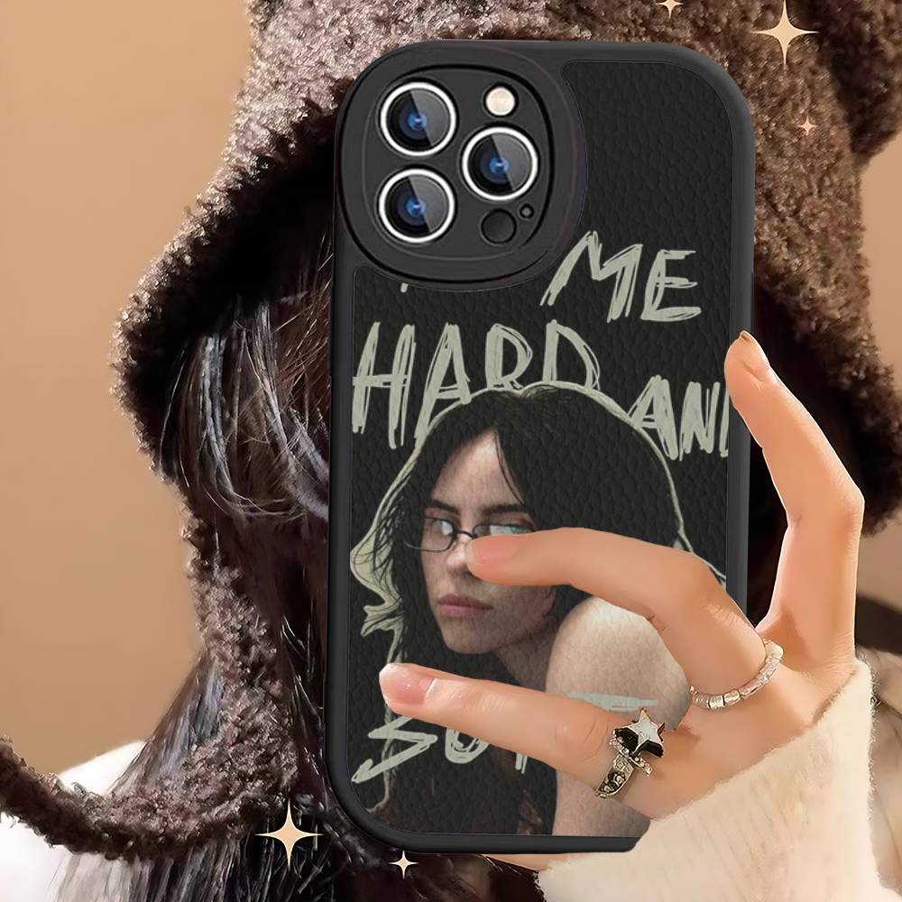Hit Me Hard And Soft B-Billie Phone Case Hard Leather For IPhone 14 13 16 Mini 15 14 11 12 Pro Max Plus Fundas