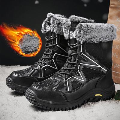 Новые зимние зимние сапоги с высоким берцем, размеры 35–42, женская обувь, уличная хлопковая обувь с высоким берцем