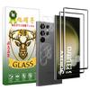 Rchlr Film Glass Film для Galaxy S23 Ultra Защитная пленка для экрана 2 камеры Пленка для камеры Закаленное стекло для Galaxy S23 Ultra Совместимо с 3D Touch