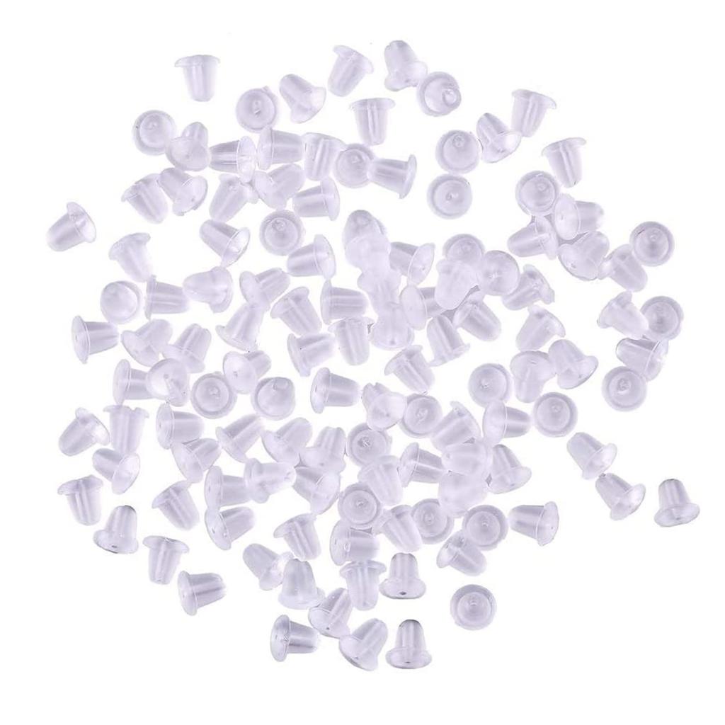 Серьги VEYLIN Набор из 500 силиконовых прозрачных сережек Силиконовые не будут DIY Захваты, Аксессуары, Захваты, Незаметные, Осень,