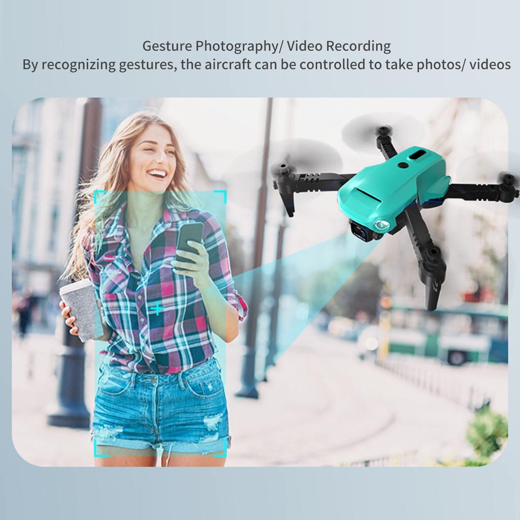 Мини-дрон с дистанционным управлением и двойной камерой Складной безголовый дрон 4K с оптическим позиционированием потока