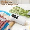 Wireless Vacuum Sealer Digital Display Strong Suction Power Compact Design Portable USB Rechargeable Food Bag Sealing Machine