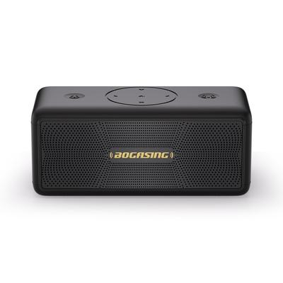 BOGASING M5 Bluetooth-динамик, портативный беспроводной, 360-градусный звук, выходная мощность 40 Вт, громкий звук, глубокий бас, оснащен технологией DSP, водонепроницаемость IPX7