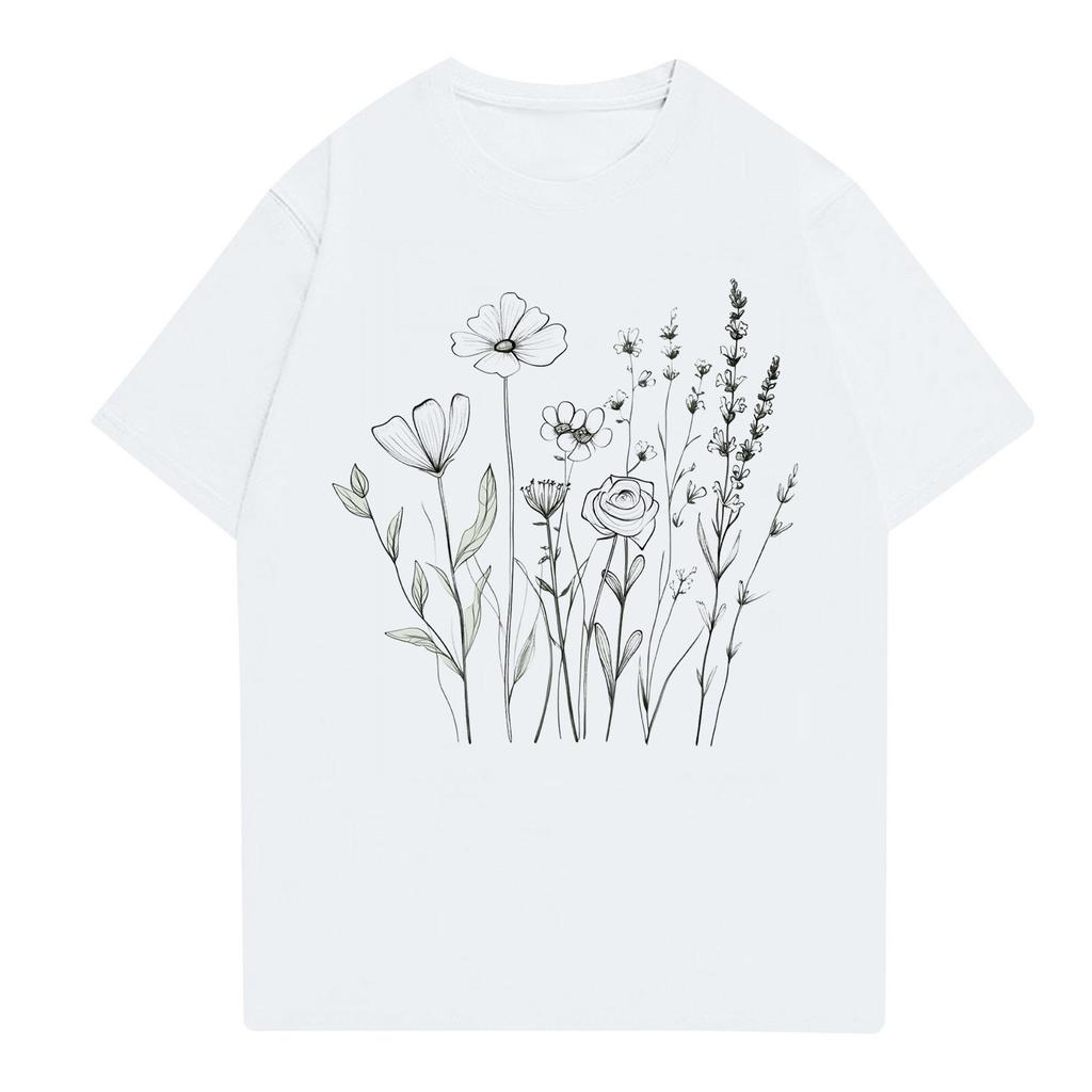 Женская мода повседневная футболка с круглым вырезом и короткими рукавами, топ, футболка, топ