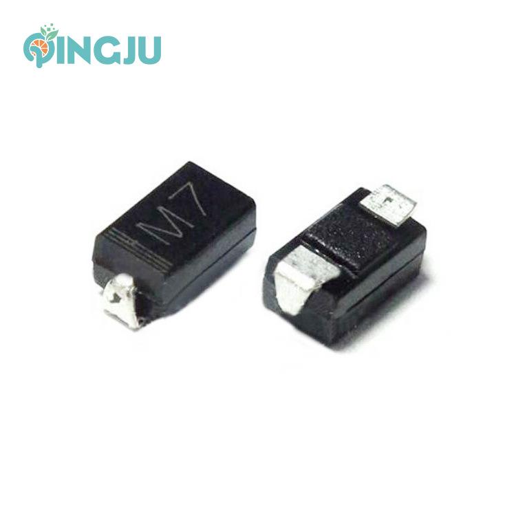 Surface Mount Diode 1N4007 M7, DO-214AC SMA, 1A 1000V Rectifier