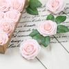 25 шт. 8 см пенополиэтилен искусственные цветы розы искусственный цветок свадебный декор DIY Скрапбукинг ремесло украшение дома