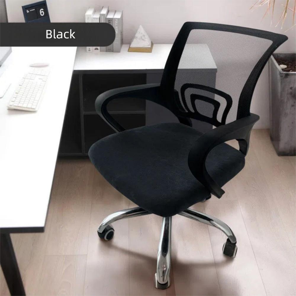 Washable Office Chair Cover Velvet Dust Cover Universal Rotating Chair Seat Cover Home Office