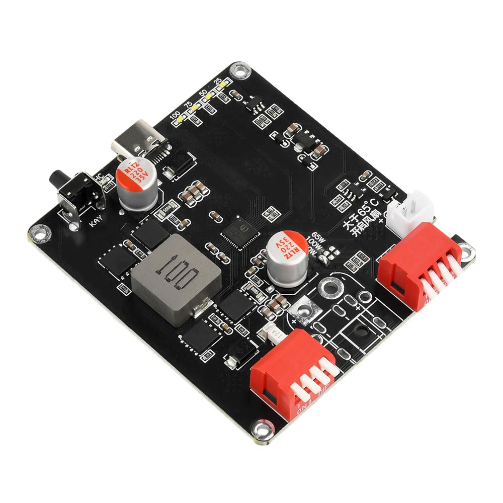 Модуль быстрой зарядки PD3.1 140 Вт, двухсторонний, плата зарядки литиевой батареи 2-6S, повышение напряжения IP2366 с автоматическим контролем температуры