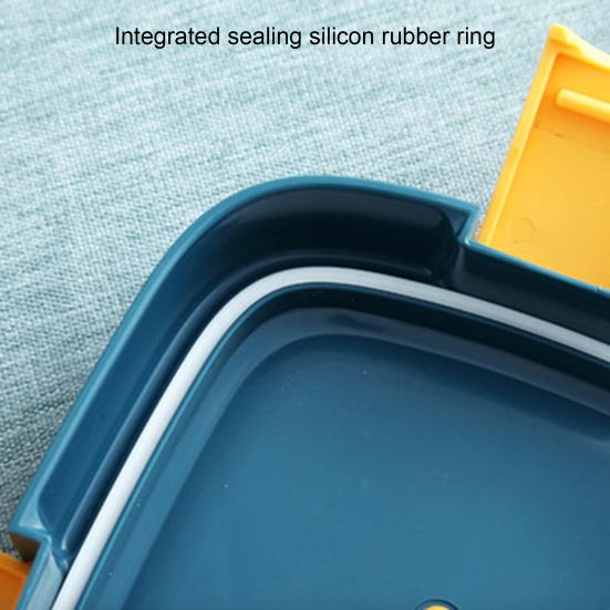 1000 мл Герметичные контейнеры для ланча Компактный стильный ланч-бокс из нержавеющей стали с термоизоляцией для дома