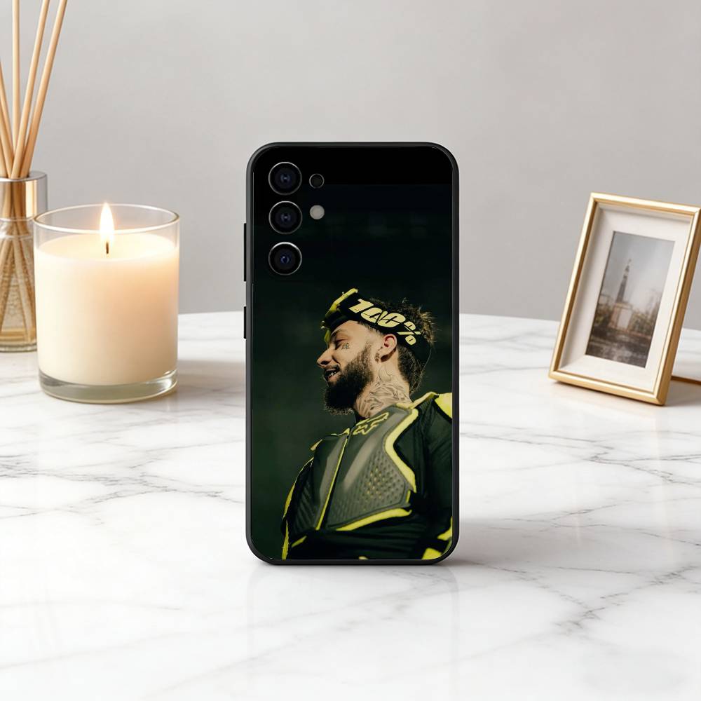 JC R-REYES Jc R-Reyes певец Чехол для телефона для Samsung S25, S24, S21, S22, S23, S30, Ultra, S20, Plus, Fe, Мягкий силиконовый черный чехол