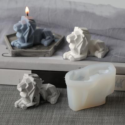 Геометрический лев, трафарет, форма для свечи, силиконовая форма для изготовления свечей, сделай сам, ручная работа, рождественские подарки, рождественское украшение для дома